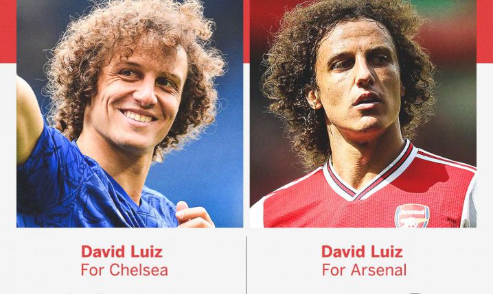 Liczba sprokurowanych karnych Davida Luiza w Chelsea i Arsenalu! :D